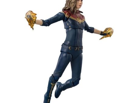 BANDAI S.H.Figuarts The Marvels Captain Marvel Action Figure JAPAN OFFICIAL For Sale