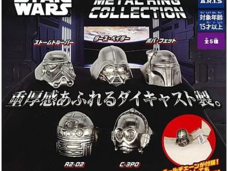 Star Wars Metal Ring Collection All 5 Types Set Figure Capsule Toy JAPAN Online now