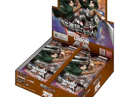 BANDAI Union Arena Attack On Titan UA23BT Booster Pack Box TCG JAPAN OFFICIAL Online Sale