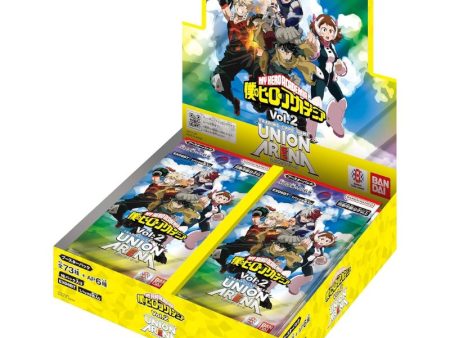 BANDAI Union Arena My Hero Academia Vol.2 EX06BT Booster Pack Box TCG JAPAN Online now