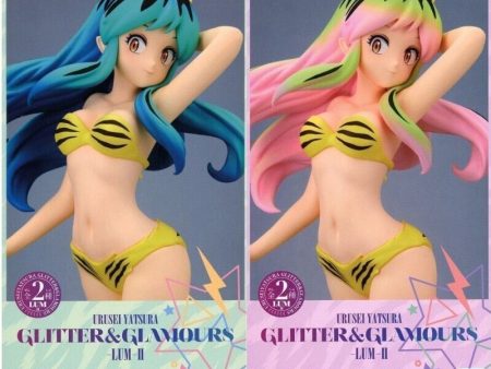 Banpresto Glitter & Glamours Urusei Yatsura Lum II Figure set of 2 JAPAN Sale