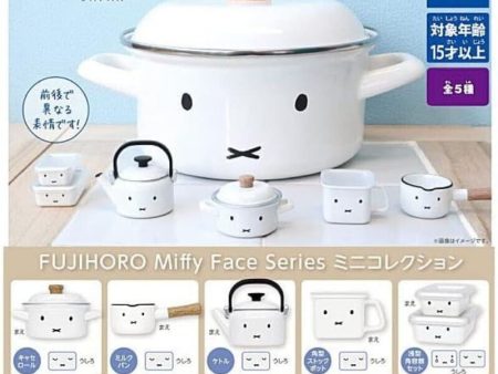 FUJIHORO Miffy Face Series Mini Collection Set of 5 Capsule Toy JAPAN OFFICIAL Online Sale