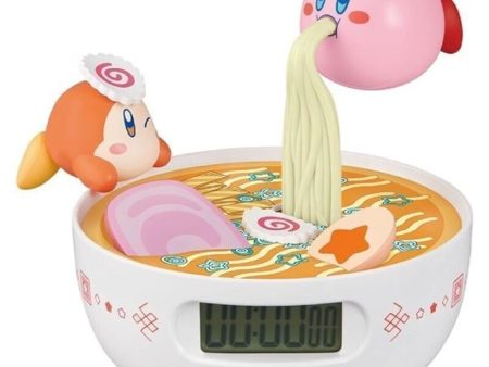 BANDAI Ichiban Kuji Kirby of the Stars Pupupu Ramen Timer Figure Prize A JAPAN Hot on Sale