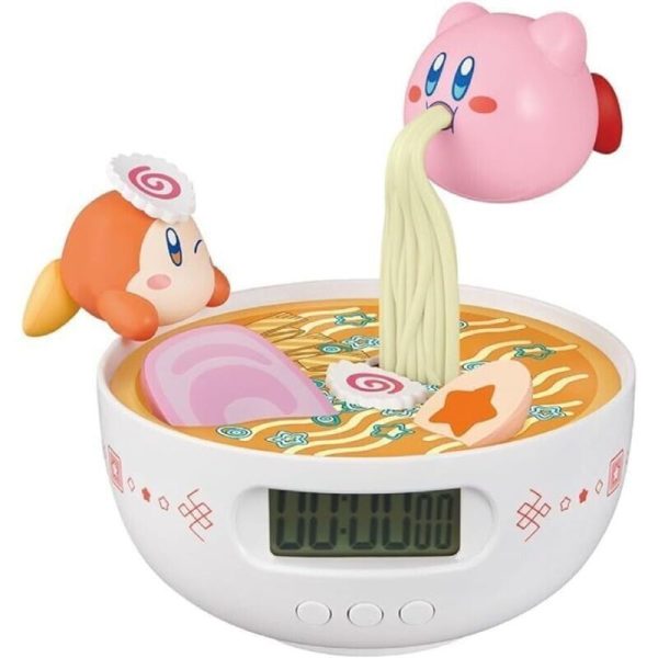 BANDAI Ichiban Kuji Kirby of the Stars Pupupu Ramen Timer Figure Prize A JAPAN Hot on Sale