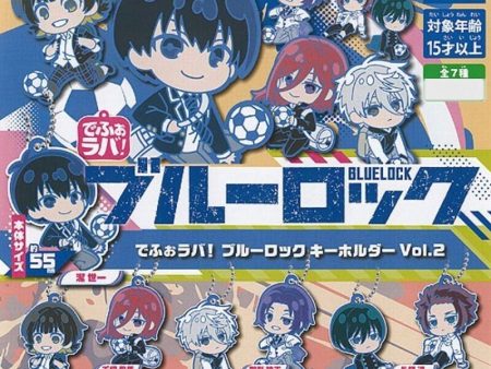 Deformed Rubber! Bluelock Keychain Mascot vol.2 All 7 Types Set Capsule Toy Sale