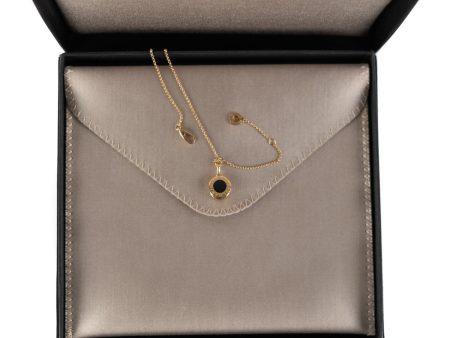 Bvlgari Onyx Necklace Yellow Gold Online Sale