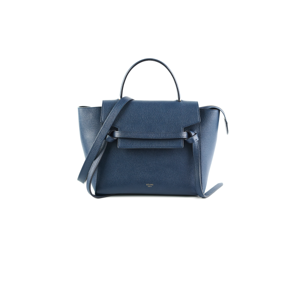 Celine Micro Belt Bag Dark Blue on Sale