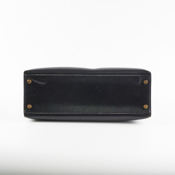 Hermes Vintage Kelly 32 Black C Square Stamp Hot on Sale