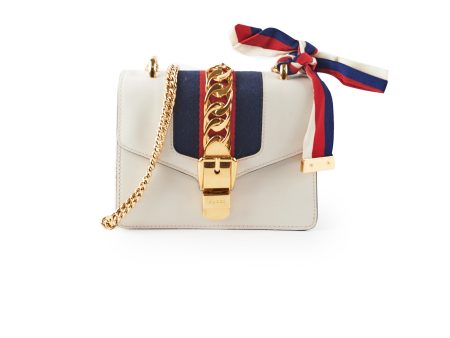 Gucci Mini Sylvie Bag Cream Discount