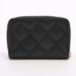 ITEM 16 - Chanel large CC Zip Compact Wallet Caviar Black (Microchip) Online