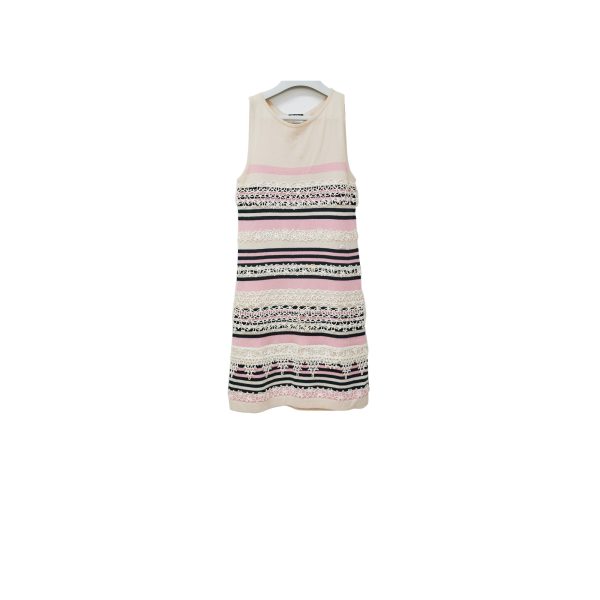 Chanel Striped Cashmere Dress For Discount