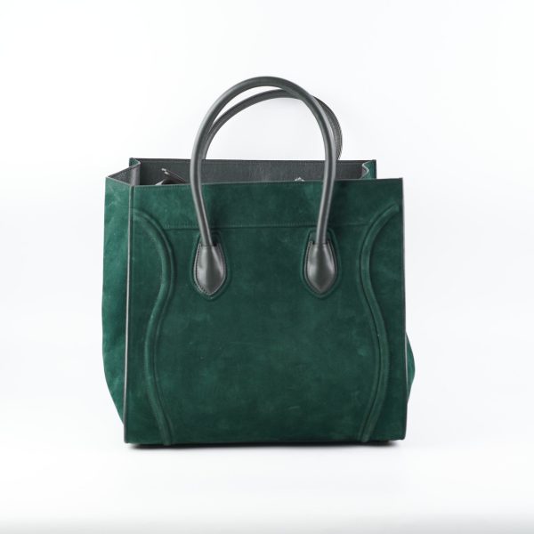 Celine Mini Luggage Green For Cheap