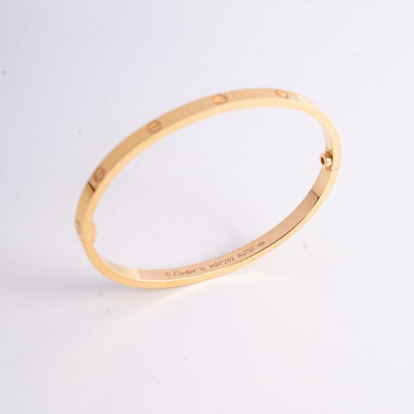 Cartier Small Love Rose Gold Size 16 Bracelet Online now