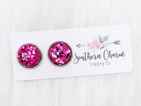 Stud Earrings-Glitter Drops Discount