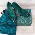 Dolce & Gabbana  Green Lace Rainbow Pumps Size 37 Fashion