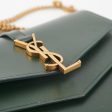 Saint Laurent Medium Sulpice Flap Wallet on Chain Green on Sale