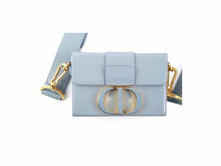 Dior 30 Montaigne Bag Blue-Gray Discount