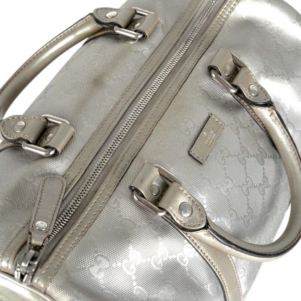 Gucci Boston Bag Silver Fashion