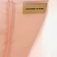 ALEXANDER VAUTHIER - LONG SILK DRESS IN PINK SIZE XS Online now