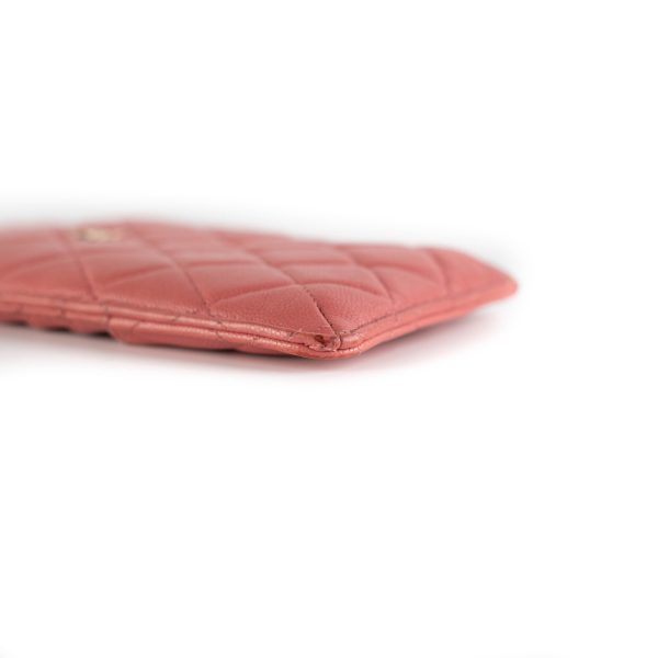 Chanel Caviar Coral Phone-Cardholder Holder Online