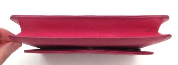 Authentic Chanel Fuschia Pink Caviar Wallet On Chain (WOC) For Cheap