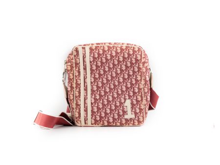 Dior Trotter Large Crossbody Burgundy Online Sale