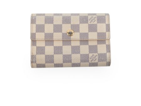 Louis Vuitton Alexandra Wallet Damier Azur on Sale