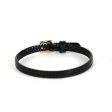 Gucci Leather Bracelet with Square G Fashion