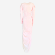 ALEXANDER VAUTHIER - LONG SILK DRESS IN PINK SIZE XS Online now