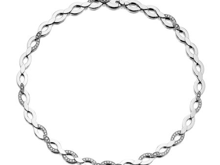 Cartier Diadea Diamond White Gold Necklace For Sale