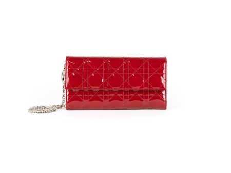 Dior Red Carnage Clutch For Discount