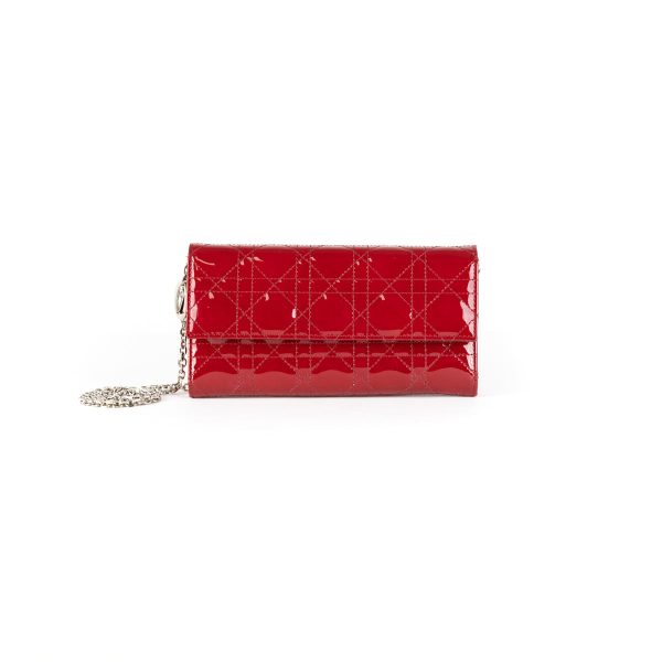 Dior Red Carnage Clutch For Discount