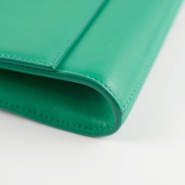 Saint Laurent Y Clutch Green Supply