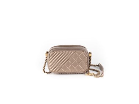 Chanel Calfskin Crossbody Bag Nude Online Hot Sale