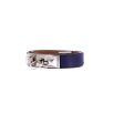 Hermes Rivale Double Tour Bracelet Navy Size XS Hot on Sale