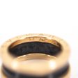 Bvlgari B.zero1ring with two 18K  gold loops and a black ceramic spiral Online