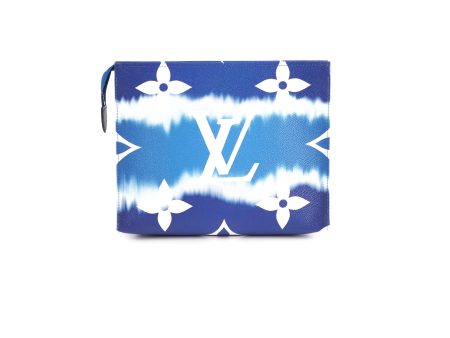 Louis Vuitton Escale Toiletry Pouch 26 Blue Fashion