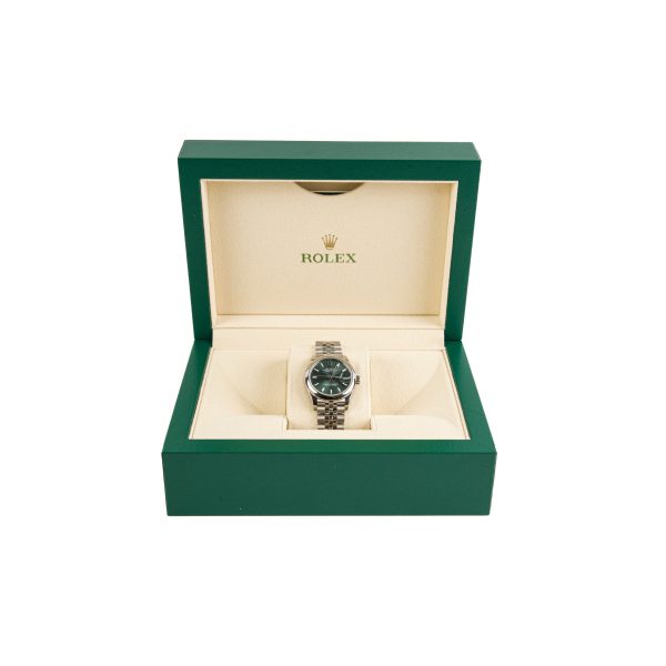 Rolex Date Just 31MM Mint Green Watch For Cheap