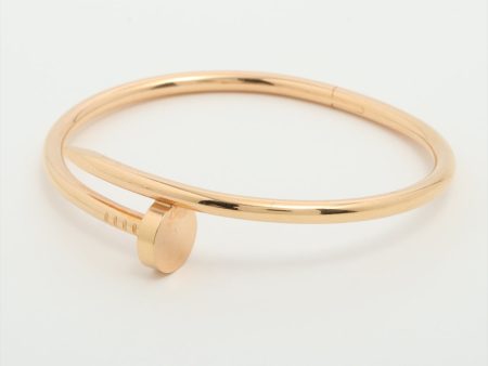 Cartier Juste Un Clou JUC Size 18 Pink Gold Bracelet Online now