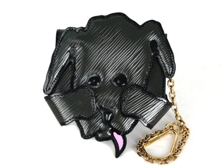 Louis Vuitton Epi Dog Card Holder Black For Cheap