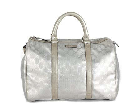 Gucci Boston Bag Silver Fashion