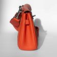 HERMÈS - BERLINE CROSSBODY BAG ORANGE LEATHER & SUEDE Supply