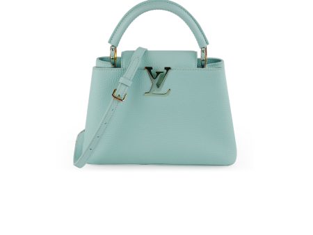 Louis Vuitton Capucines BB Light Blue For Discount