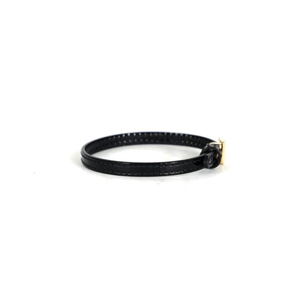 Gucci Leather Bracelet with Square G Fashion