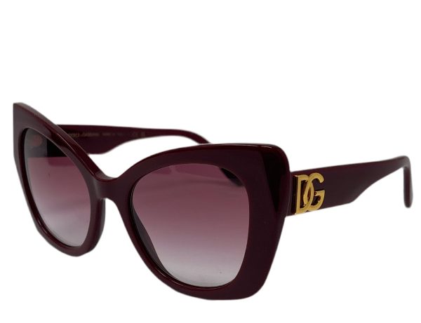 Dolce & Gabbana violet burgundy red sunglasses Online Hot Sale