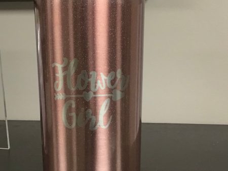 Tumbler-Flower Girl Arrow-Rose G Sale