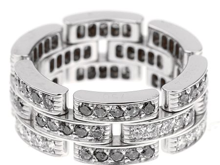 Cartier Maillon  Limited Edition Panthere Diamond White Gold Ring Supply