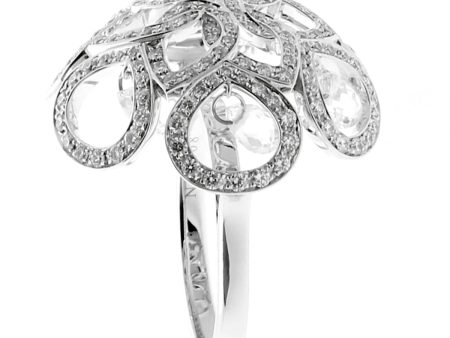 Boucheron Diamond Briolette White Gold Ring Online Sale