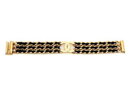 Chanel Vintage Rare Chain Bracelet For Discount