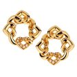 Bulgari Heart Diamond Gold Earrings Online now